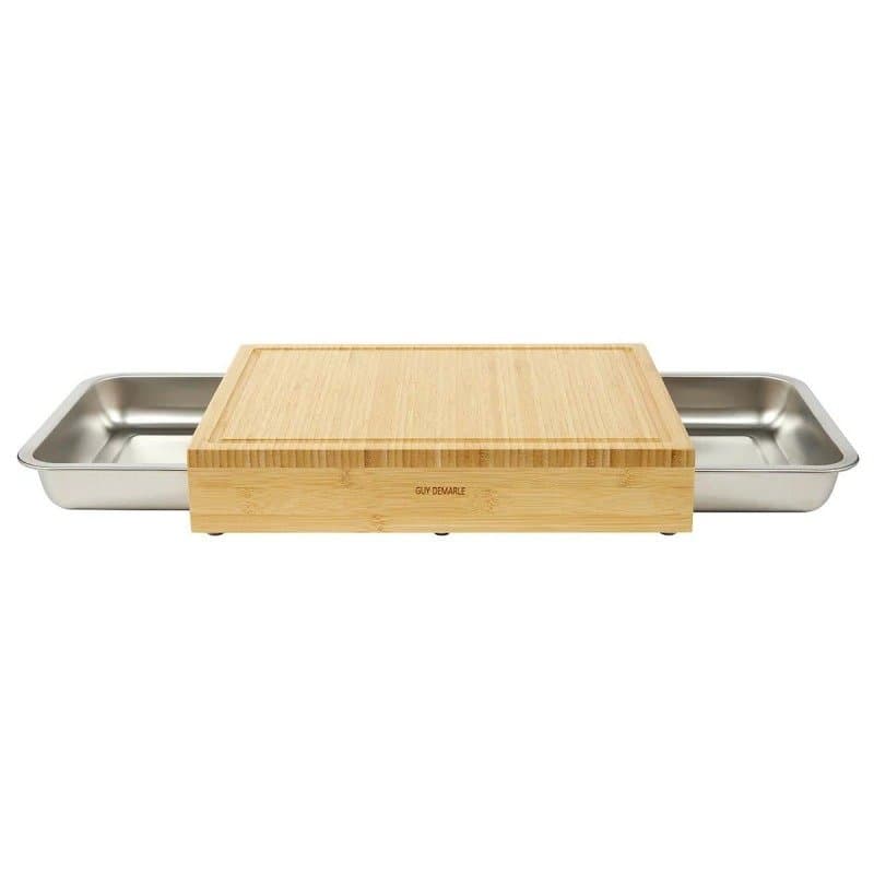 Tabla de cortar con cajones de acero inoxidable - 2
